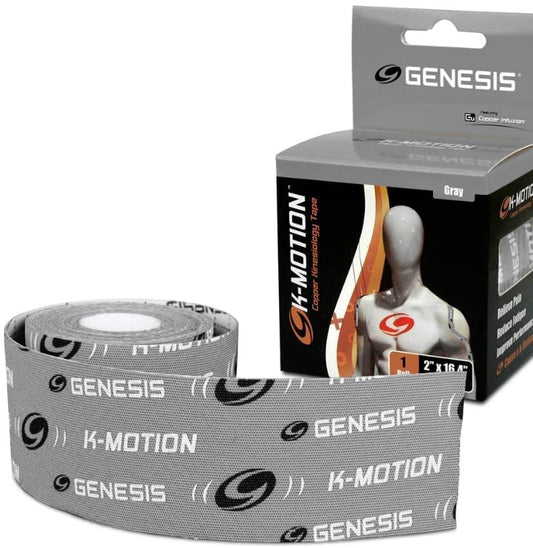 rollo cinta kinesiologica k-roll Infusion cobre gris