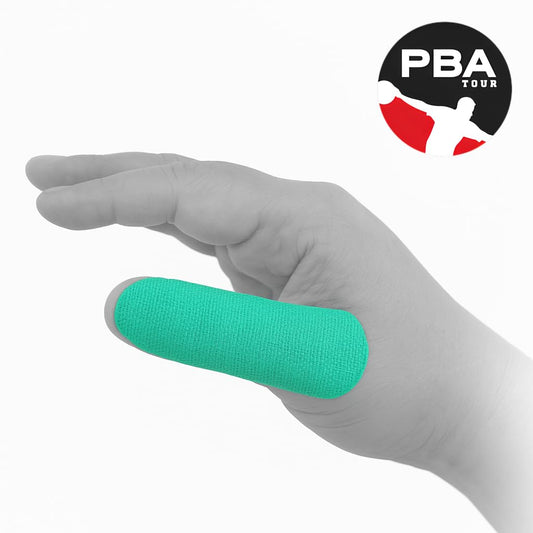 pba, tape de proteccion del pulgar, excel classic 5, liberacion lenta, color agua marina, 40 piezas, u-turn sport