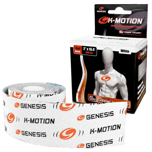 rollo cinta kinesiologica k-roll infusion cobre blanca