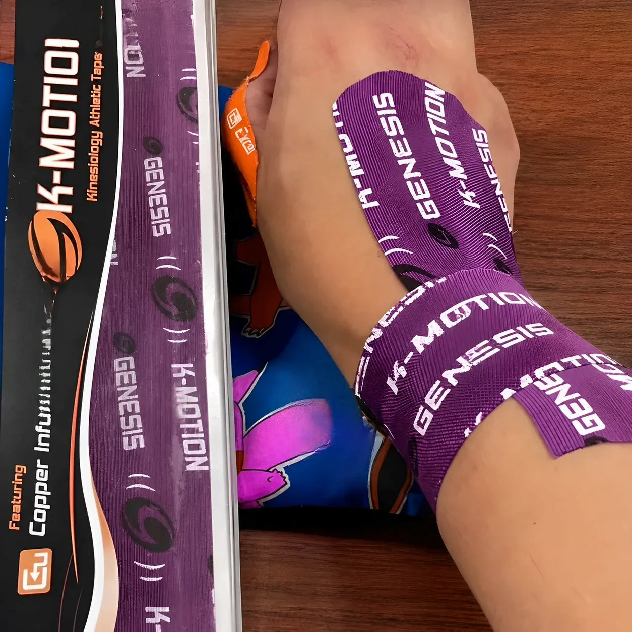 Tiras Pre-cut K-Motion color Purpura