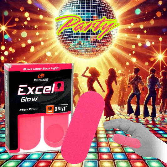 Tiras de Dedos Fluorescente... Brilla en la Oscuridad Pink - 40 Pzas. - U - Turn Sport Goods S.L.