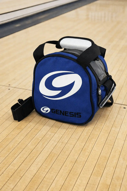 Bolso 1 bola color azul comoda alta resistencia 