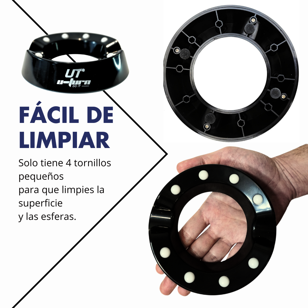 Base Giratoria Bowling Spinner 360 - Amarilla