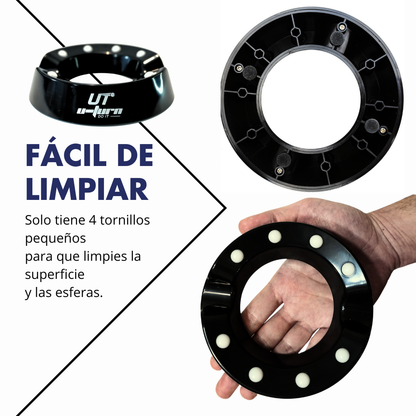 Base Giratoria Bowling Spinner 360 - Amarilla