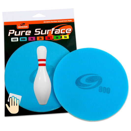 Almohadillas de Lijado Abralon Grano 800 para Bolas de Bowling, Ideales para Ajustar el Acabado y Modificar El Break Point en Torneos o Ligas. Uso en Húmedo o Seco, Lavables y con Código de Colores para Fácil Identificación. Material de Tela Abrasiva y Espuma Flexible. Compatibles con Centrifugadoras y uso Manual.
