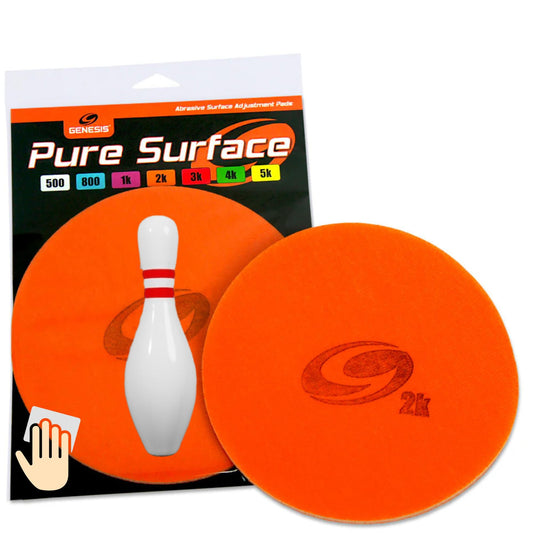 Almohadillas de Lijado Abralon Grano 2000 para Bolas de Bowling, Ideales para Ajustar el Acabado y Modificar El Break Point en Torneos o Ligas. Uso en Húmedo o Seco, Lavables y con Código de Colores para Fácil Identificación. Material de Tela Abrasiva y Espuma Flexible. Compatibles con Centrifugadoras y uso Manual.