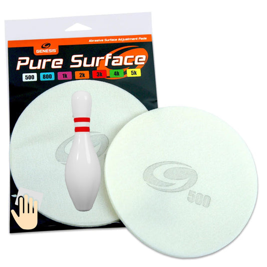 Almohadillas de Lijado Abralon Grano 500 para Bolas de Bowling, Ideales para Ajustar el Acabado y Modificar El Break Point en Torneos o Ligas. Uso en Húmedo o Seco, Lavables y con Código de Colores para Fácil Identificación. Material de Tela Abrasiva y Espuma Flexible. Compatibles con Centrifugadoras y uso Manual.