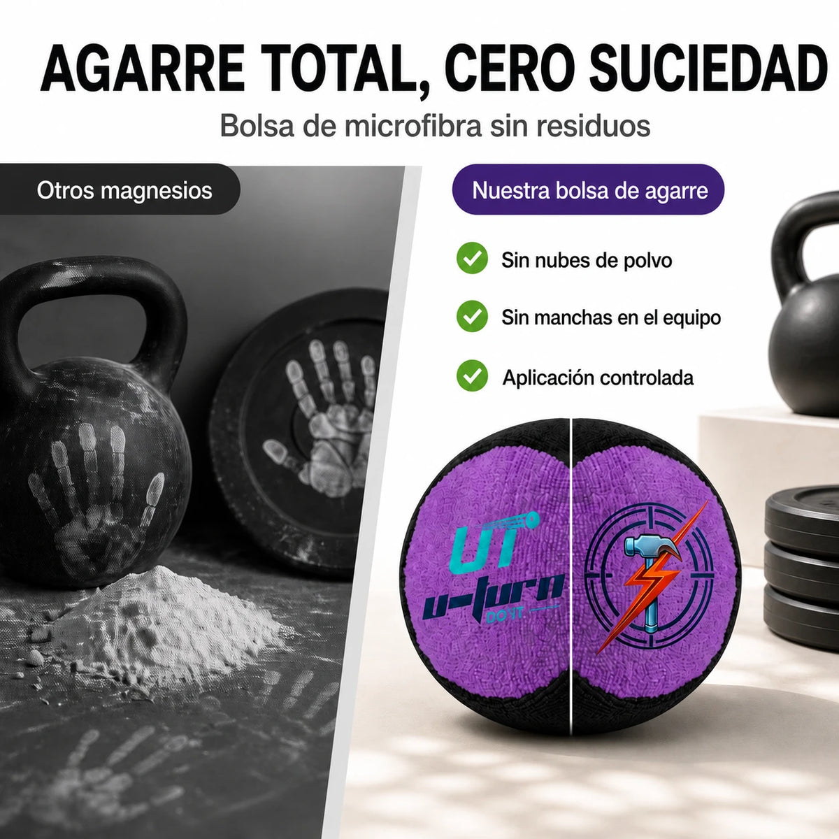 Bola Polvo Magnesio | Dry Hands - U-Turn Sport