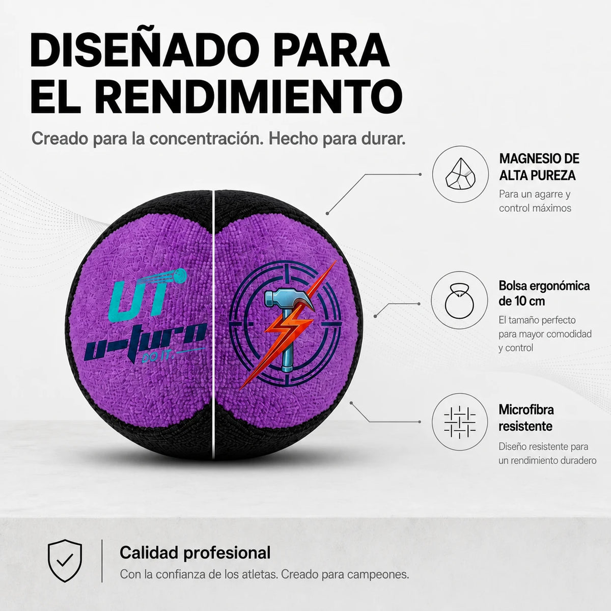Bola Polvo Magnesio | Dry Hands - U-Turn Sport