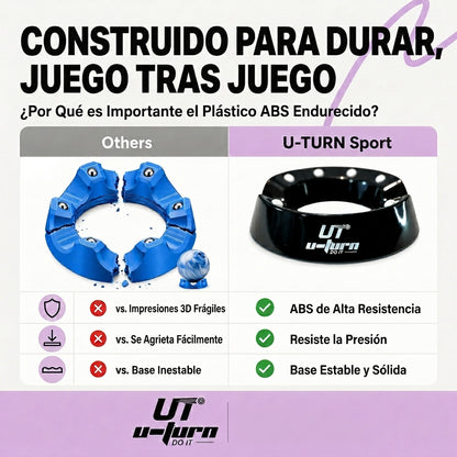 Base Giratoria Bowling Spinner 360 - Amarilla