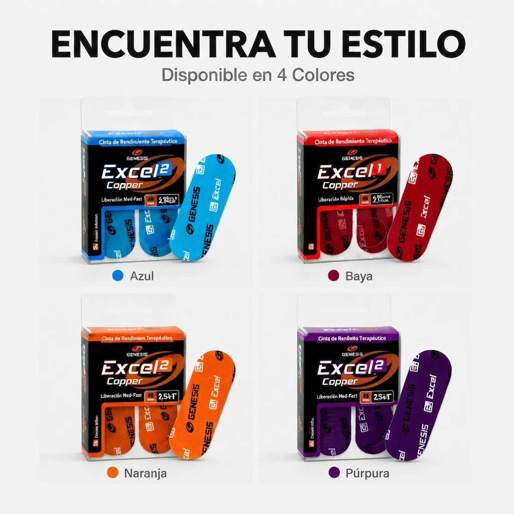 Cinta Proteccion Pulgar, Excel Copper No.1 | Rojo