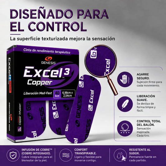 Cinta Proteccion Pulgar, Excel Copper No.3 | Morado