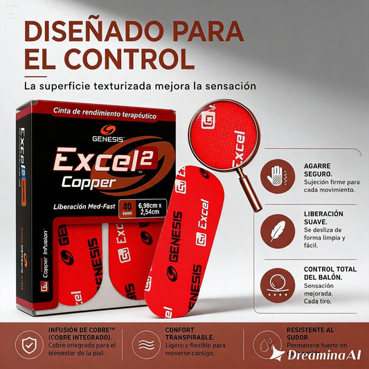 Cinta Proteccion Pulgar, Excel Copper No.4 | Naranja