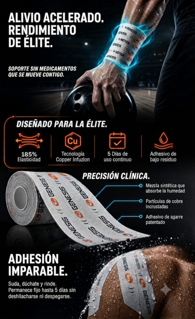 Cinta de Soporte para Bowling - Gris