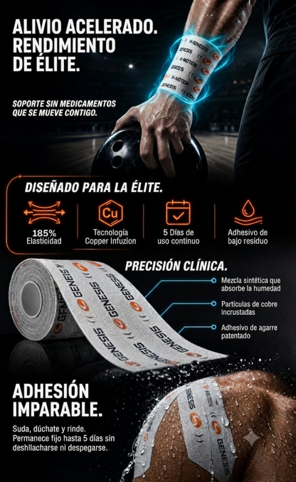 Cinta de Soporte para Bowling - Gris