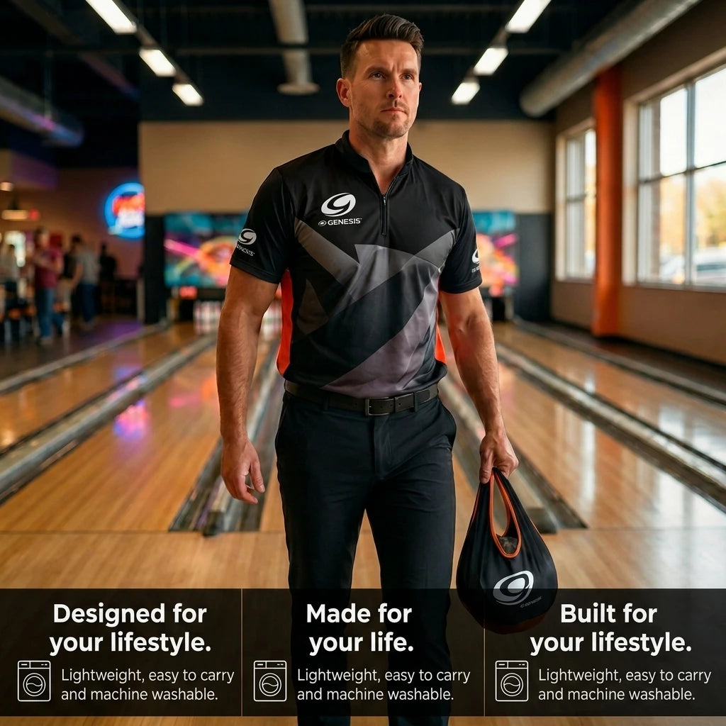 Bolsa Bola de Bowling 3 en 1 - Negro/Azul