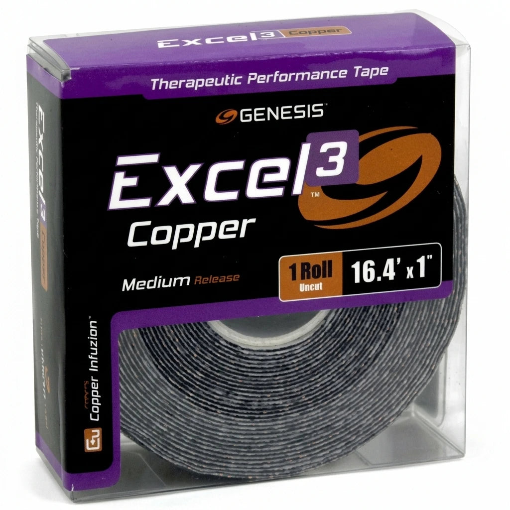 Cinta Excel #3 morado para dedos y muñeca de bowling