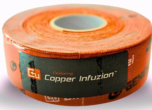 Banda Kinesiológica Excel Copper No.4 - 2,5cm x 5 mts Naranja