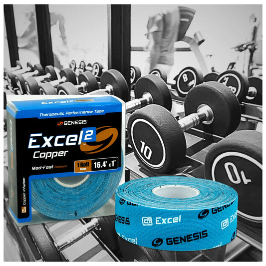 Banda fina Excel Copper 2 color azul