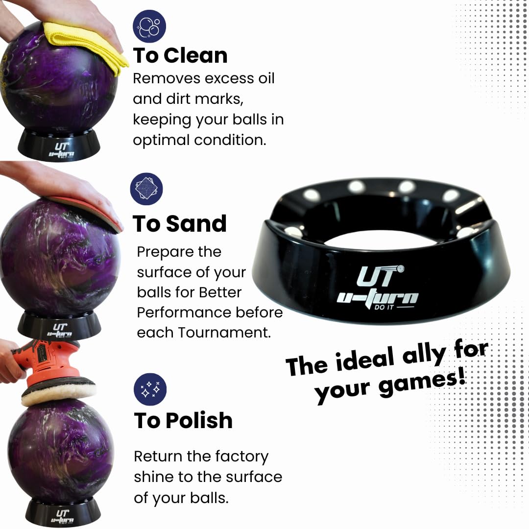 Base Giratoria 360° Amarilla - Limpieza, Lijado y Pulido - U - Turn Sport Goods S.L.