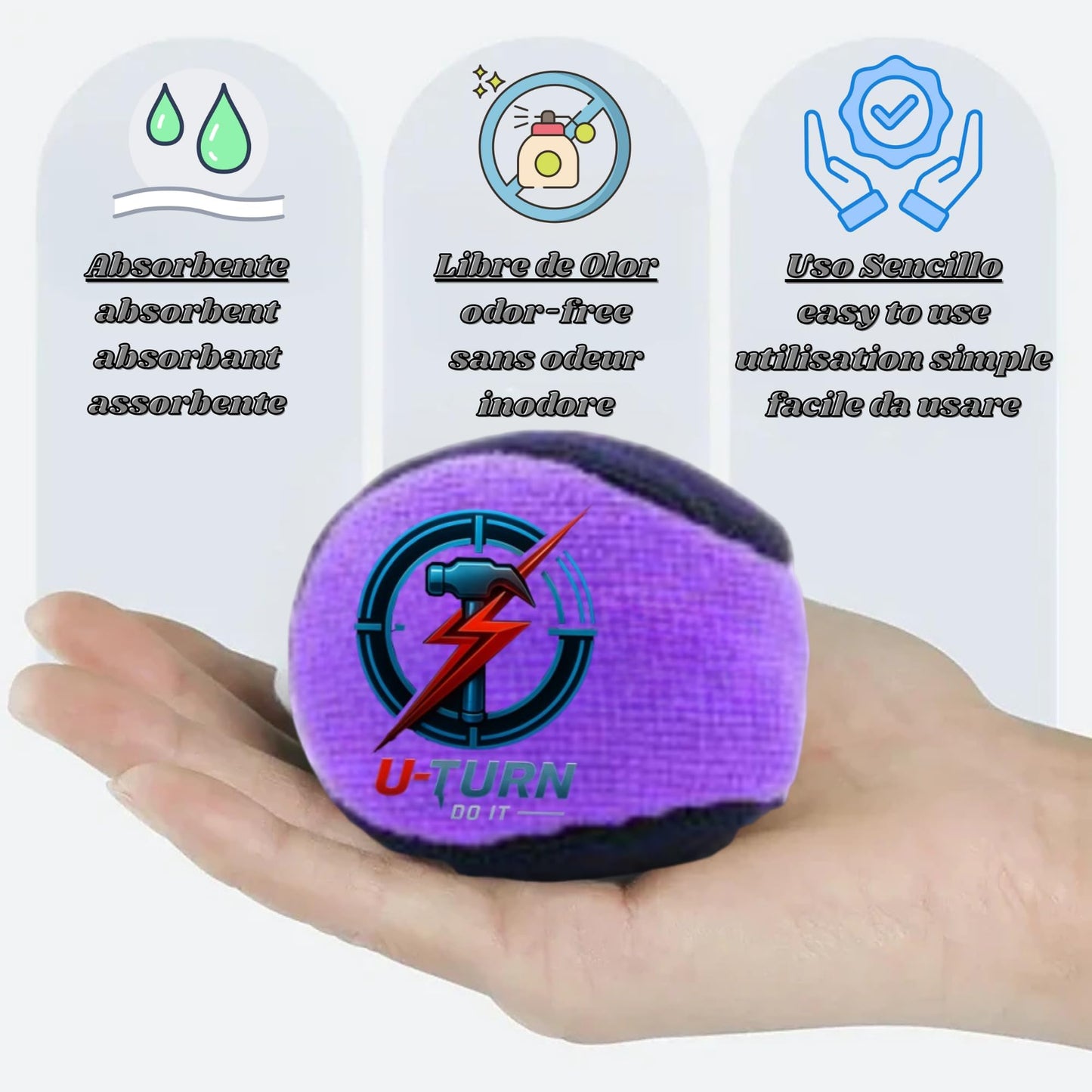 Bola Sport Chalk Antideslizante - U - Turn Sport Goods S.L.