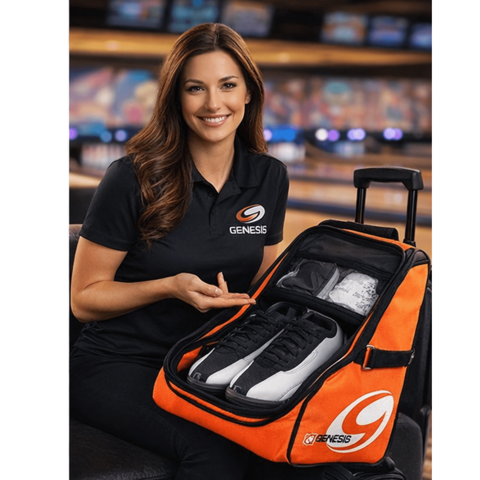 util para guardar zapatos de bowling, bolsa accesorios, u-turn  sport 