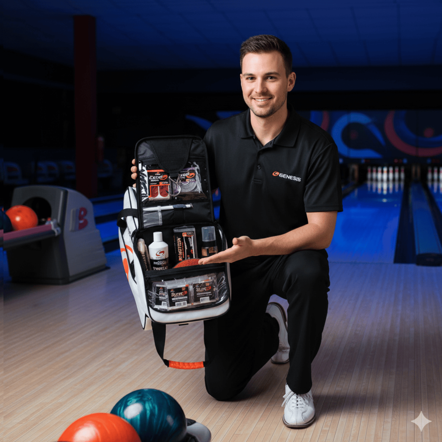 demostracion de bolsa accesorios de bolos, u-turn sport 