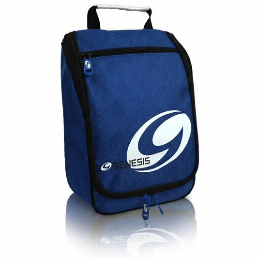 bolsa accesorios bowling azul varios compartimientos organizador