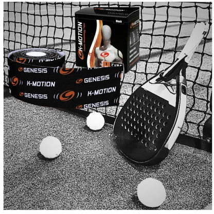 cinta infusion cobre rollo negra soporte muscular deportes.