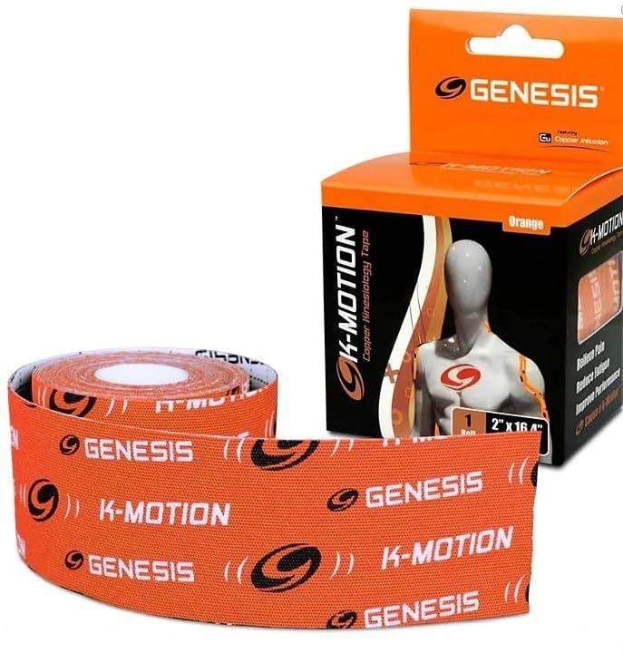 rollo cinta kinesiologica k-roll infusion cobre naranja uso deportivo.