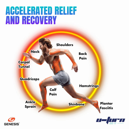 Cinta Kinesiologica, K - Roll con Infusion de Cobre Rosada - U - Turn Sport Goods S.L.