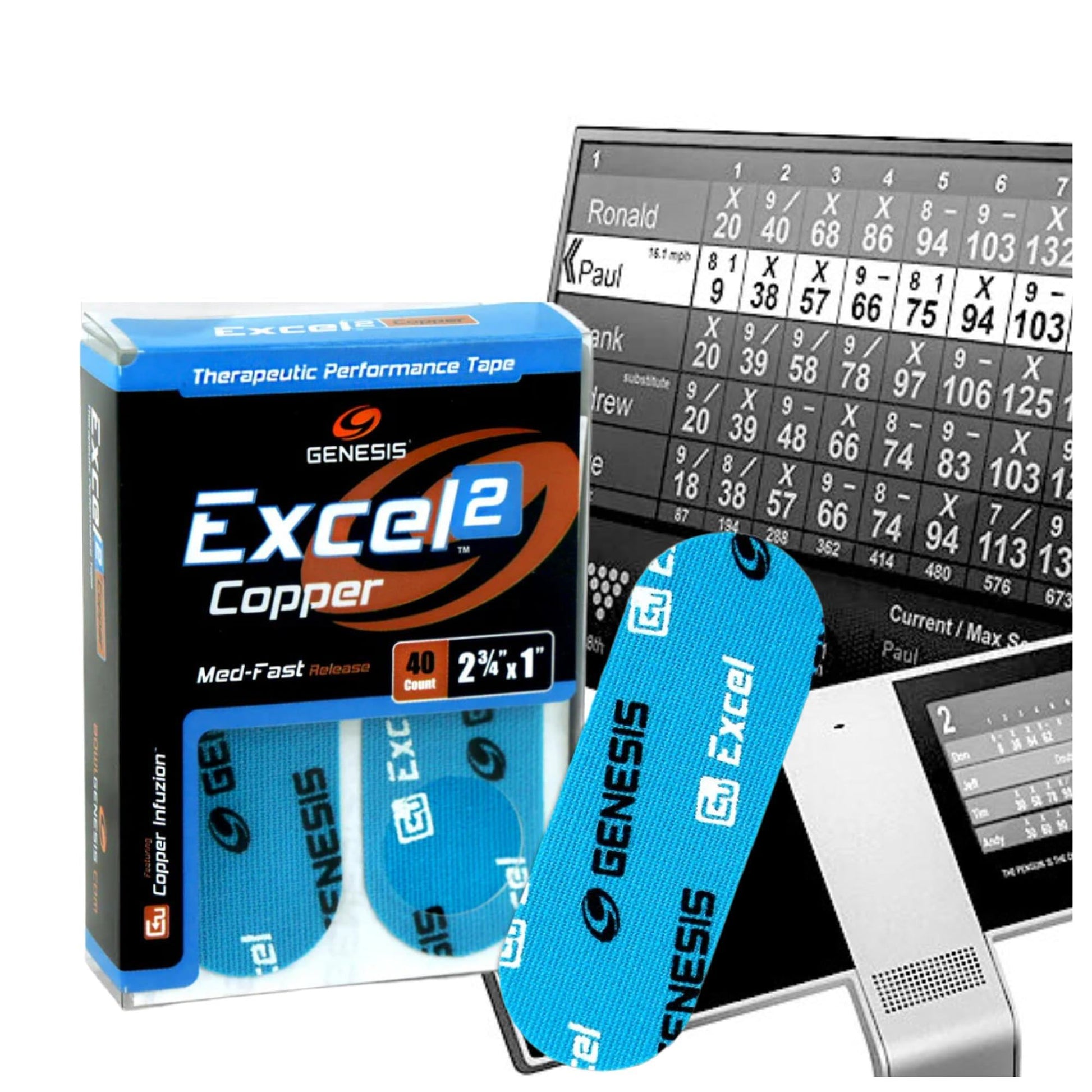 cinta proteccion pulgar excel copper 2  azul liberacion media.