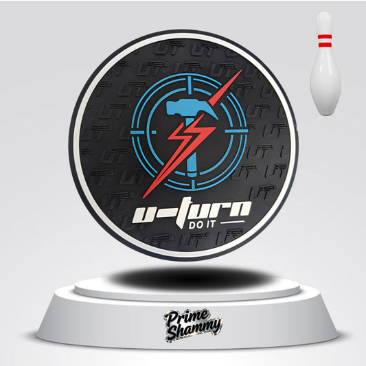 Disco de Limpieza Shammy para Bolas de Bowling, Goma/Cuero 3D Martillo & Rayo - U - Turn Sport Goods S.L.