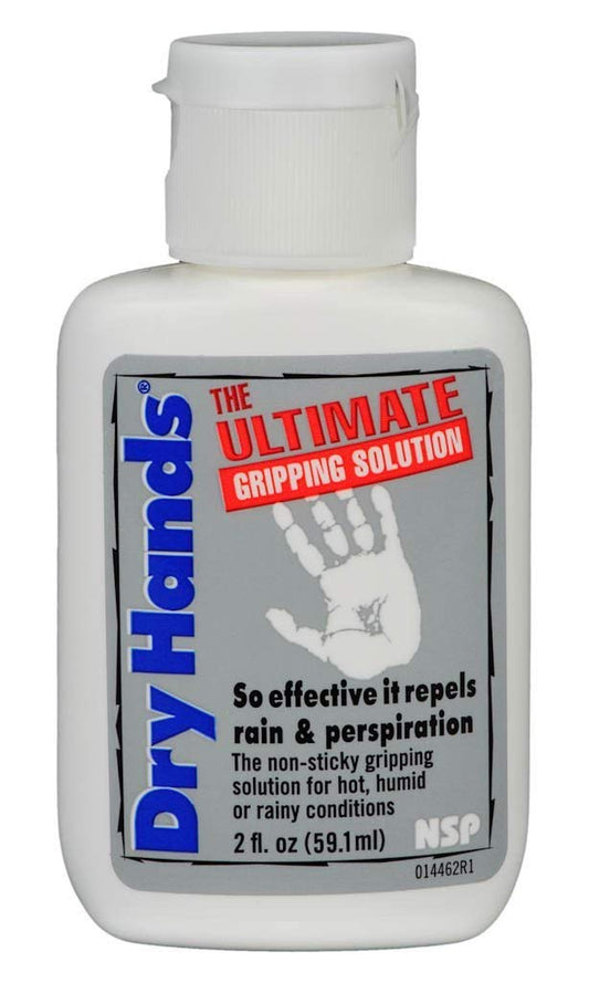 dry hands ultimate gripping solution, manos secas, 59 ml, 2 onz. u-turn sport