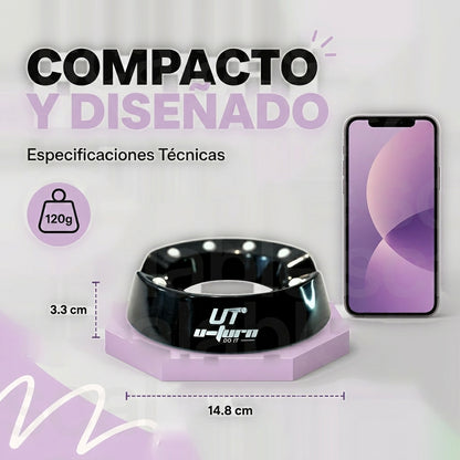 Base Giratoria Bowling Spinner 360 - Amarilla