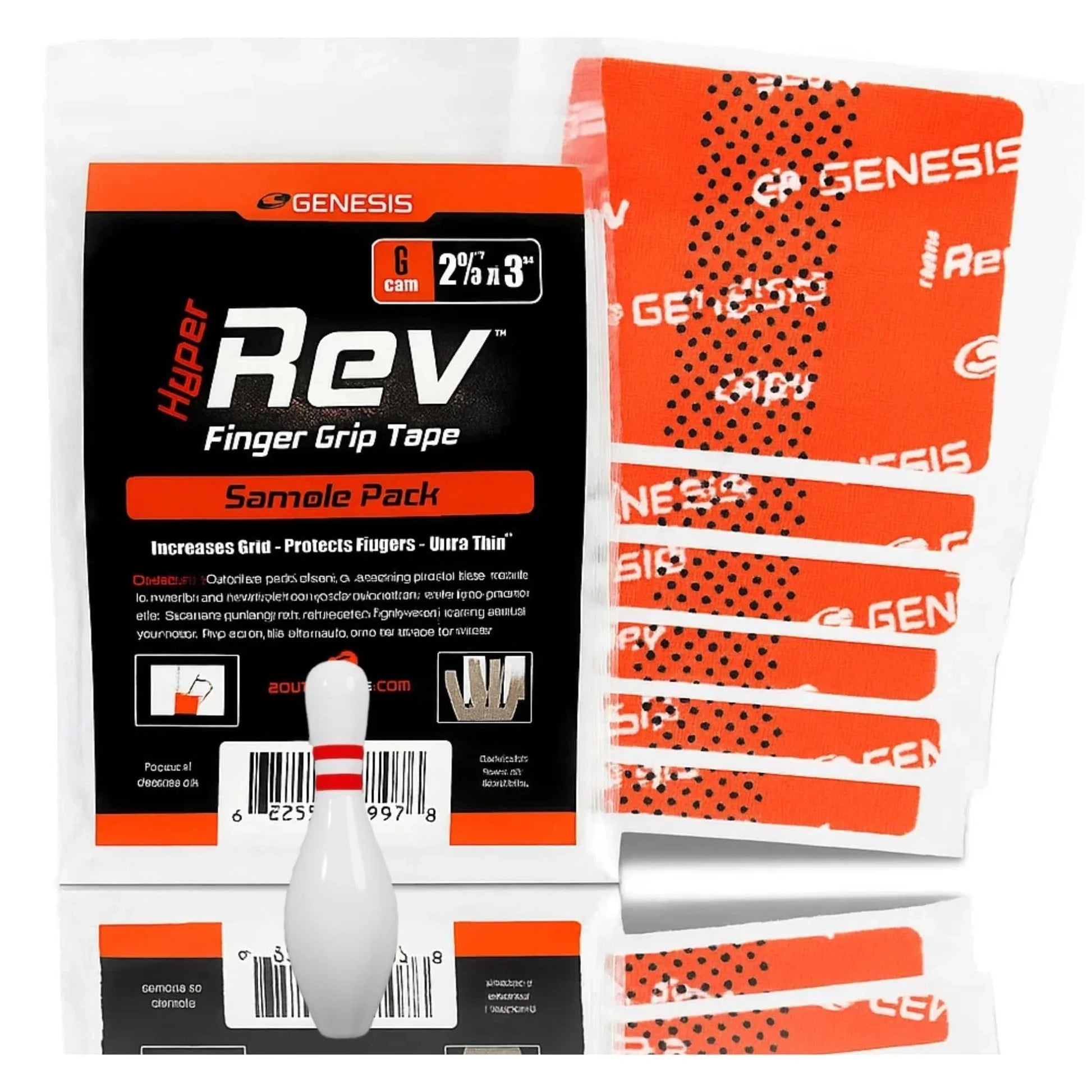 Cinta Color Naranja para Generar Máxima Potencia y Revoluciones de Spin con Finger Tape Hyper Revolution.
