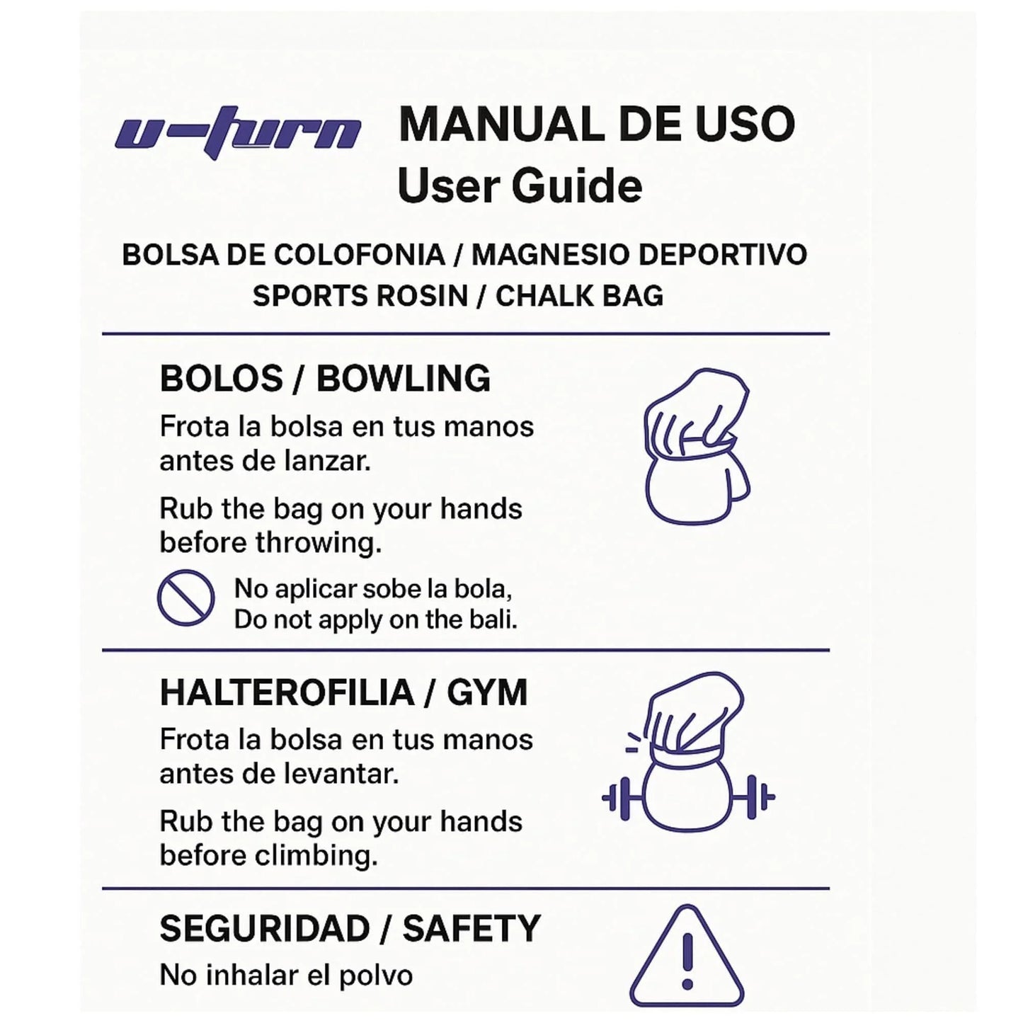 Bola Sport Chalk Antideslizante Jopo Grips - U - Turn Sport Goods S.L.