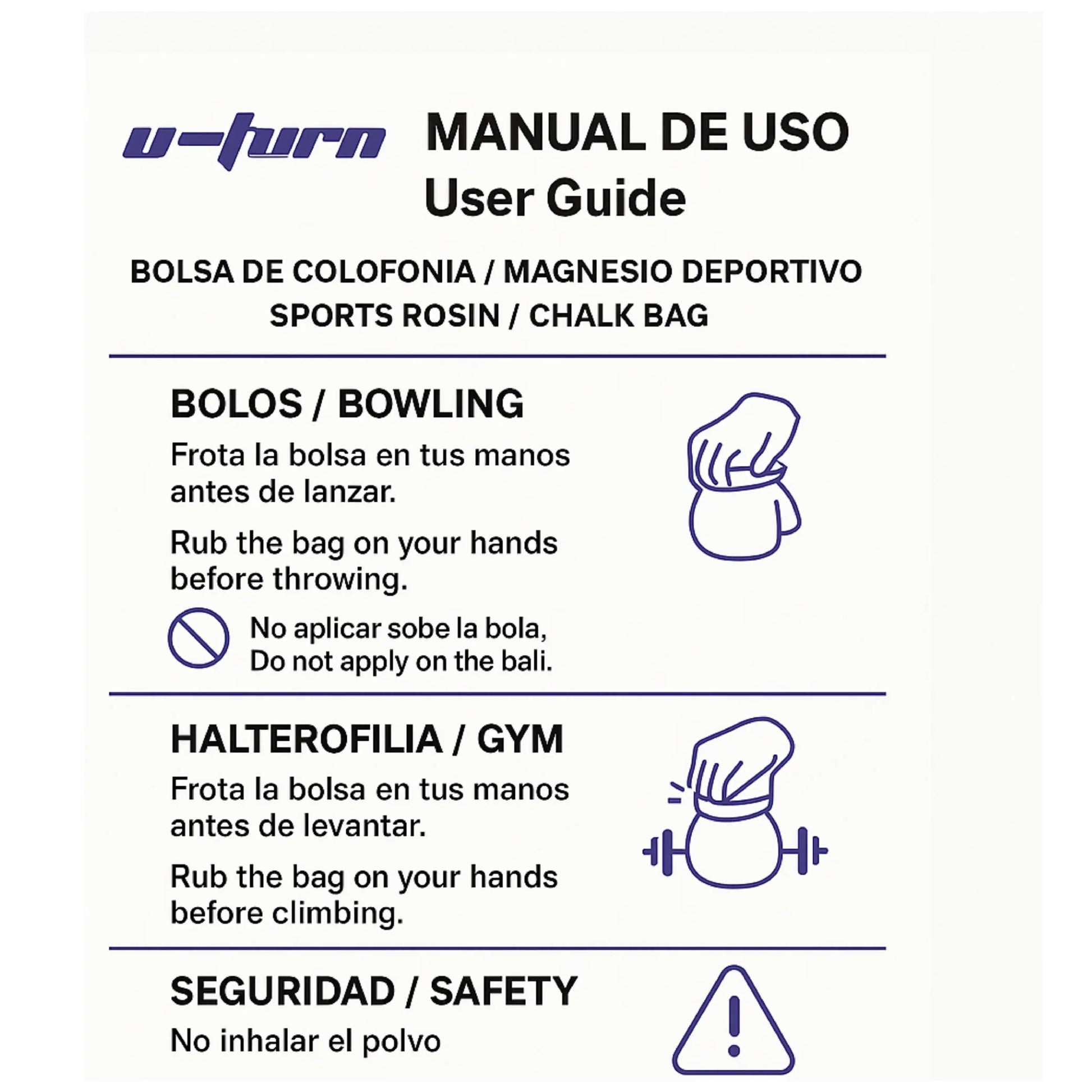 Manual de uso polvo de magnesio