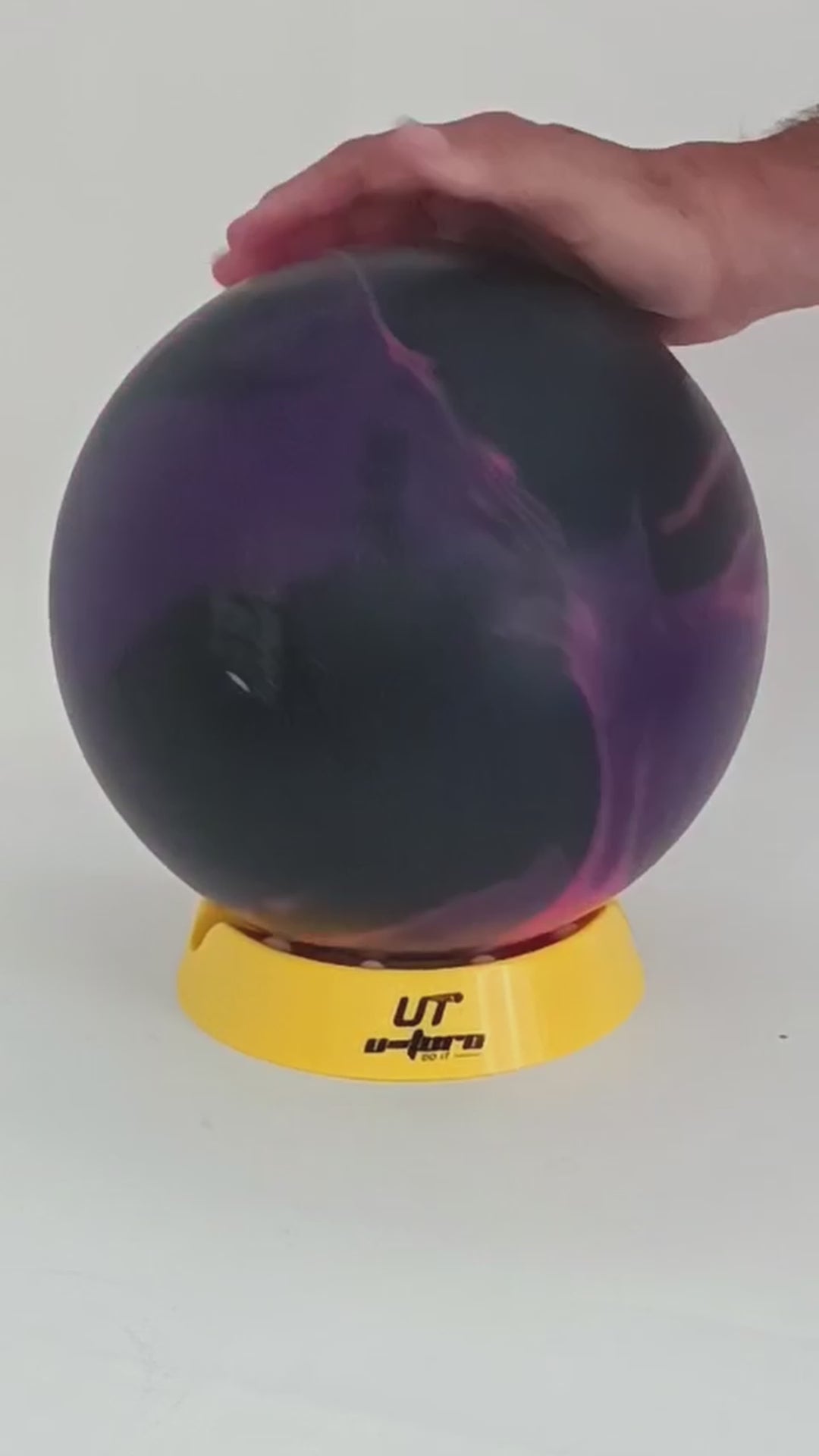 video spinner giratorio, color amarillo, musica, u-turn sport