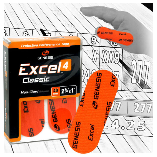 principal, tape proteccion del pulgar, excel classic 4, liberacion media lenta, color naranja, 40 piezas, u-turn sport 
