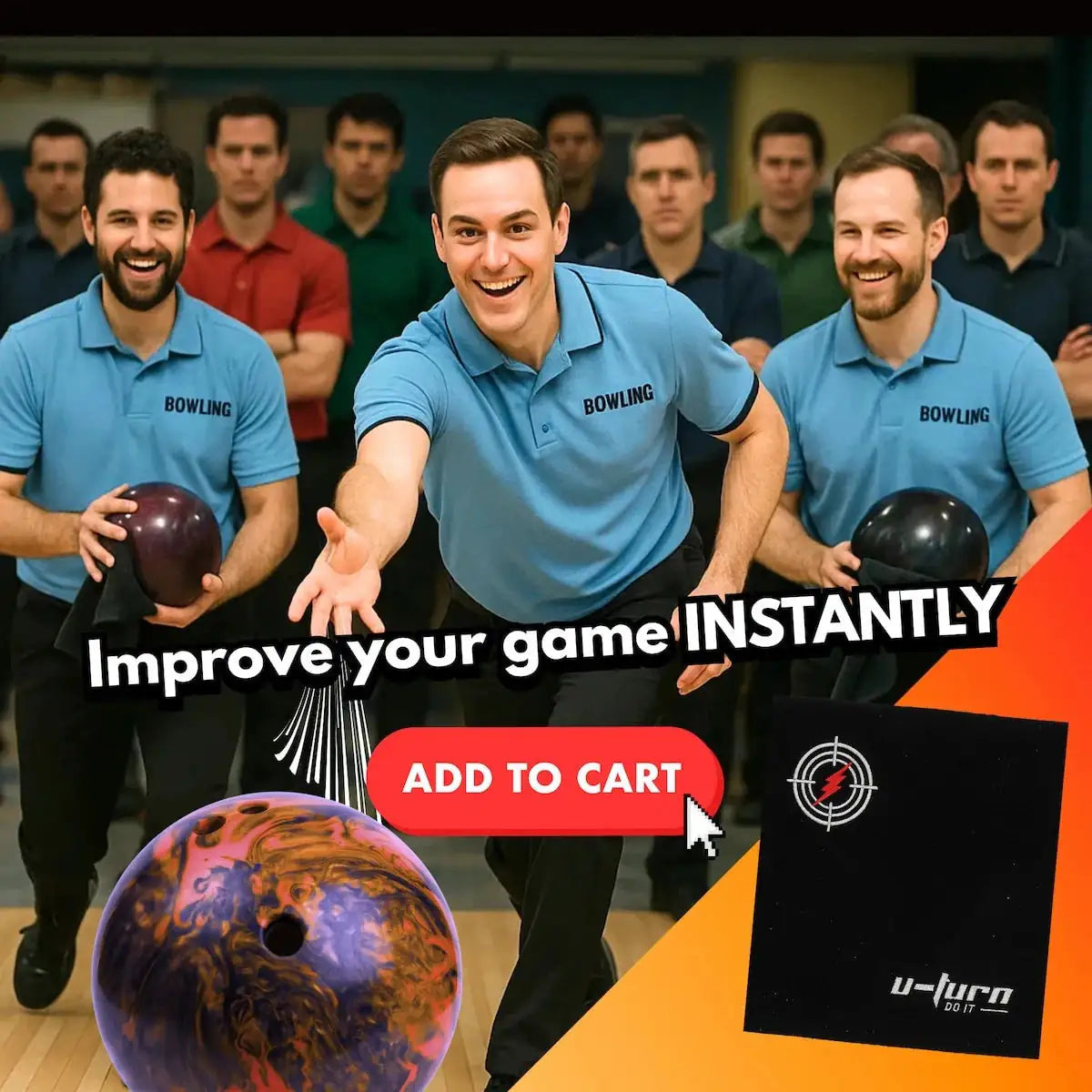 Jugadores utilizando el shammy  y eliminar aceite de la bola