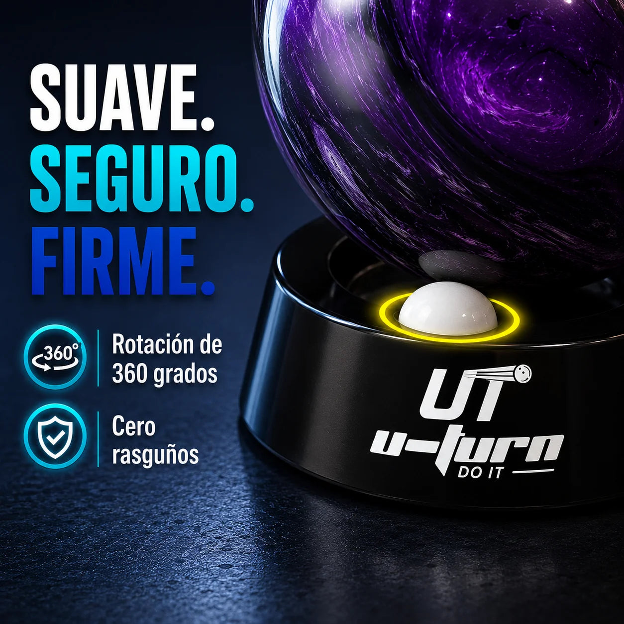 Spinner Negro Giratorio U-urn S