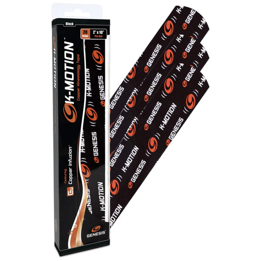 Tiras pre-cortadas negra, K-Motion para bowling